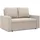 mebligo - NEO Kollektion Sofa 2 Sitzer Mit Schlaffunktion 148 x 90 x 87 cm, Schlafsofa Mit Bettkasten, Kleines Wohnzimmer Sofa Beige