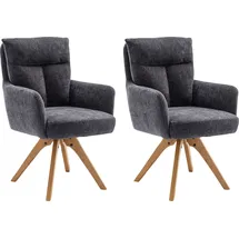 Home Affaire Esszimmerstuhl Pollenca grau 2er Set