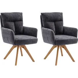 Home Affaire Esszimmerstuhl Pollenca grau 2er Set