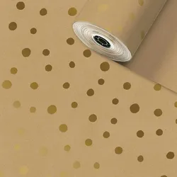 Stewo Geschenkpapier Rolle 50cm 50Meter Nuna braun