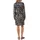 Comma, Hemdblusenkleid Animal-Print Schwarz/Mehrfarbig 38