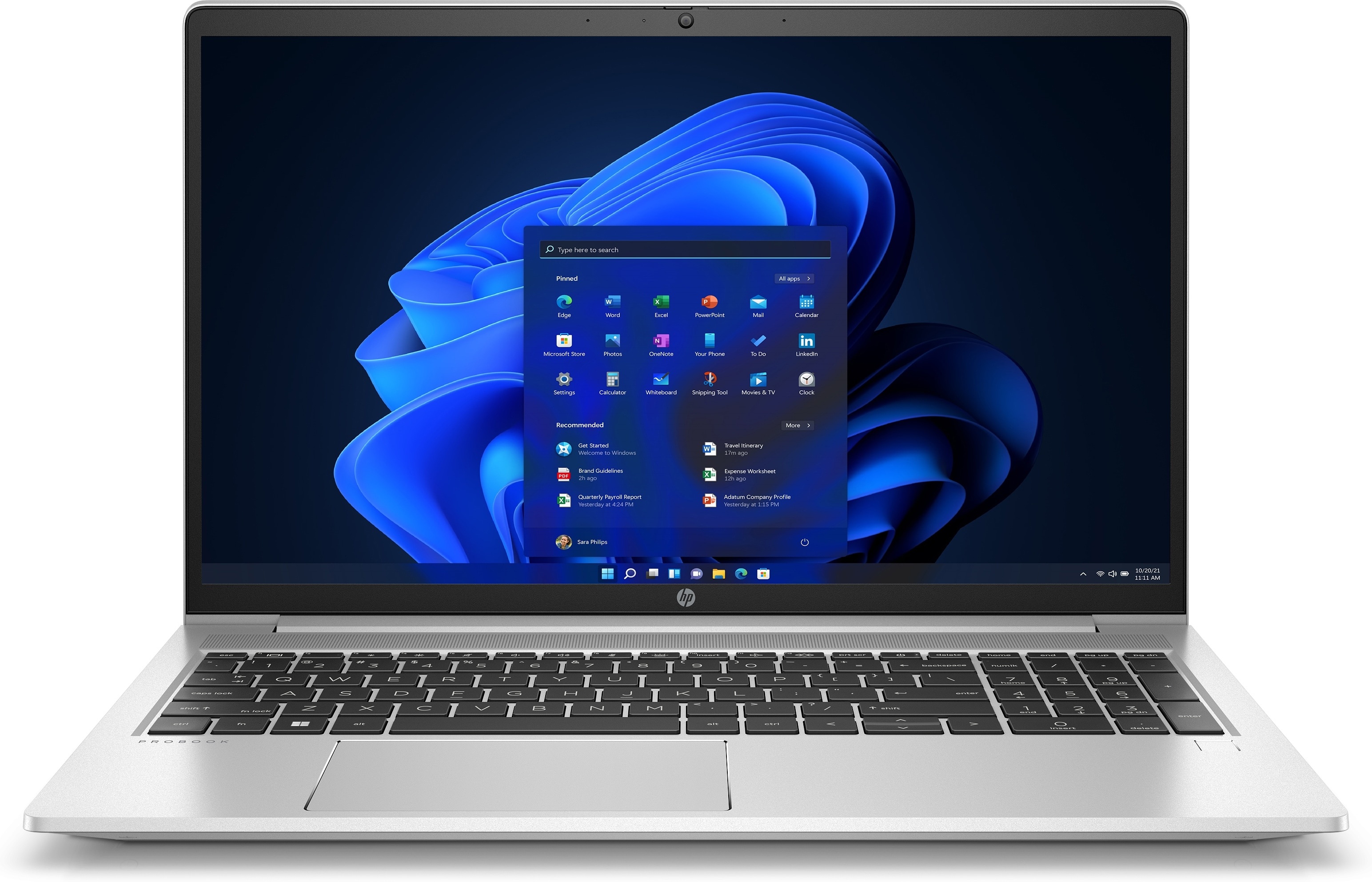 HP ProBook 455 G9 (15.60", AMD Ryzen 5 5625U, 16 GB, 512 GB, DE), Notebook, Silber
