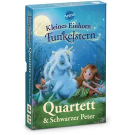 Arena Verlag Kleines Einhorn Funkelstern. Quartett & Schwarzer Peter