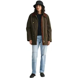 GANT Rundhalspullover aus Stretch-Baumwolle 4800100 Pullover - Evening Blue - S