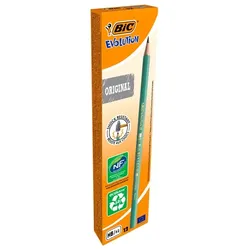 BiC Bleistift ecolution Evolution HB Packung mit 12 Stück