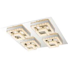 GLOBO Kristallleuchte 1 x LED 36,0 W Chrom