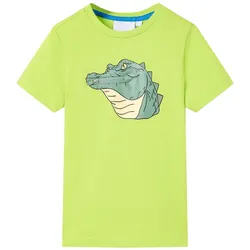 Kinder-T-Shirt Limette 128