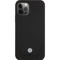 BMW Hard Cover Leather Perforated Lower Stripes (iPhone 12),