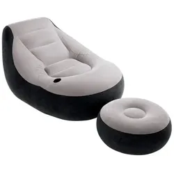 Intex: Ultra Lounge aufblasbarer Sessel mit Fußstütze