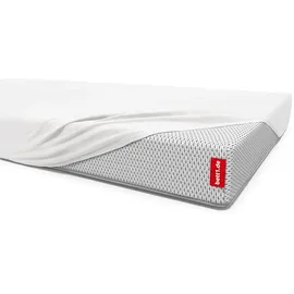 Bett1.de Spannbettlaken Baumwolle-Jersey-Elasthan 60 x 120 cm weiß