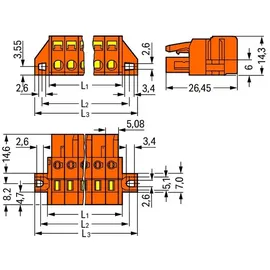 WAGO GmbH &amp; Co. KG Federleiste 231-303/031-000