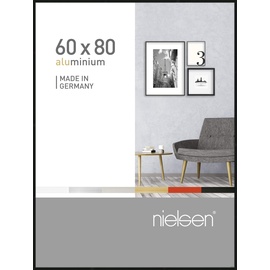 Nielsen Aluminium Bilderrahmen Pixel, 60x80 cm, schwarz