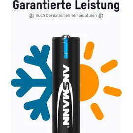 Ansmann Telefon Akku Micro AAA, 6 Stück, 800 mAh NI-MH 1,2V