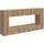 vidaXL Artisan-Eiche Konsolentisch 155 x 29 x 74 cm Beige