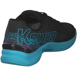 Kempa Herren Attack Two 2.0 Handballschuh, Schwarz/Aqua, 42 EU