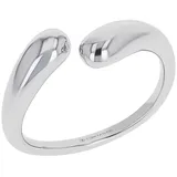 Tom Tailor Damen Fingerring aus Edelstahl silber, silber, Gr. 56/18