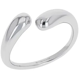 Tom Tailor Damen Fingerring aus Edelstahl silber, silber, Gr. 56/18