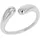 Tom Tailor Damen Fingerring aus Edelstahl silber, silber, Gr. 56/18