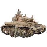 TAMIYA 300025208 - Dt. PzKpfw.IV Ausf.F m. Krad DAK 1:35