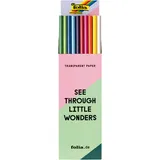 Folia Transparentpapier 42 g/m2 10 Farben 70 x 100 cm