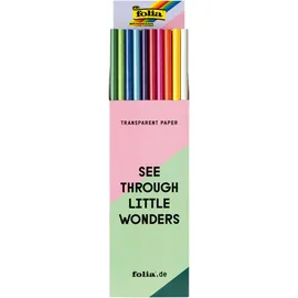 Folia Transparentpapier 42 g/m2 10 Farben 70 x 100 cm