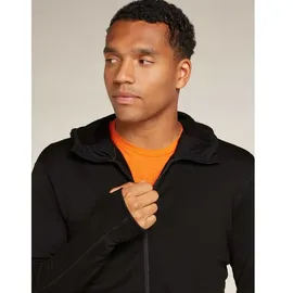 Icebreaker 360 Realfleece Elemental Reißverschlusspullover - Black - XL