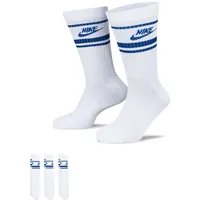 Nike Sportswear Dri-FIT Everyday Essential Crew-Socken White/Game Royal/Game Royal 46-50