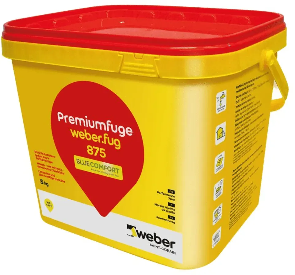 Premiumfuge - weber.fug 875 BlueComfort, 5kg, pergamon - Fugenmörtel