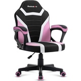 Huzaro Ranger 1.0 Pink mesh Schwarz/Rosa Kinder Bürostuhl Gamer Chair Schreibtischstuhl ergonomisches modernes Design Armlehnen Sitzhöhenverstellung Gummiräder