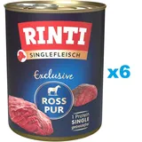 RINTI Singlefleisch Exclusive Horse Pure Monoprotein Pferd 6x800 g