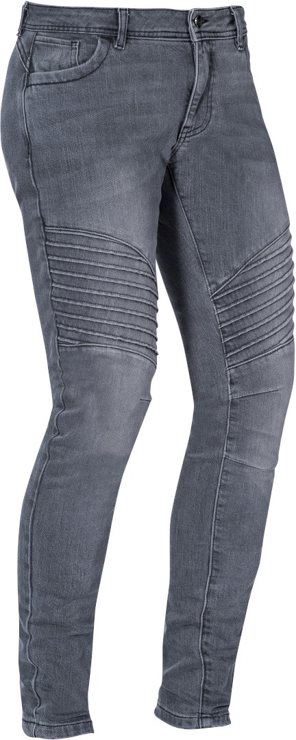 Ixon Vicky Dames Motorcycle Jeans, grijs, XL Voorvrouw