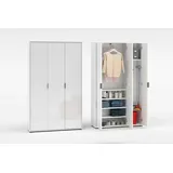 Home Affaire JOLLY Stauraumschrank 107 x 36 x 178 cm Weiß