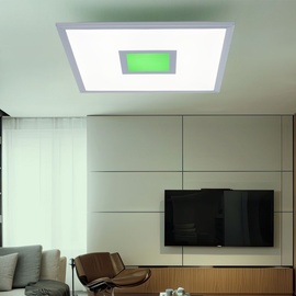 ETC Shop LED Panel Esszimmerlampe Wohnzimmerleuchte Flurleuchte Tageslichtlampe, RGB dimmbar Fernbedienung cct Timer Memory