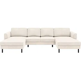 Home Affaire Wohnlandschaft Cord 305 cm 3-Sitzer beige