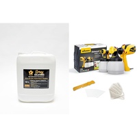 WAGNER Spray Solutions getestet und empfohlen von WAGNER, Innenwandfarbe: Weiß matt - speziell entwickelt für Sprühsysteme, 10 Liter