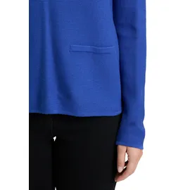 Betty Barclay Feinstrickpullover mit aufgesetzten Taschen Blau S