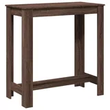 vidaXL Bartisch Braun Eichen-Optik 102x50x103,5 cm Holzwerkstoff