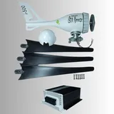 Set Mega Auswahl Windgenerator IstaBreeze® inklusive Controller i-500-12 Volt 500 Watt Power PLUS Hybrid Laderegler