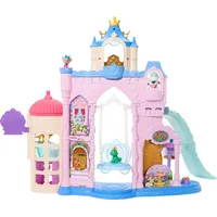 Mattel Disney Princess Haustierpalast Spielset mit 7 Spielbereichen, 3