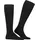 Falke Kniestrümpfe mit Label-Detail Modell Milano Black, 41-42