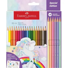 Faber-Castell Buntstifte Set Einhorn 24 St. mehrfarbig