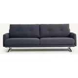 Am.pm Sofa Delicato, Meliertes Gewebe Tintenblau