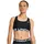 Under Armour HeatGear Armour Mid Support Sport-BH Damen 001 black/white S