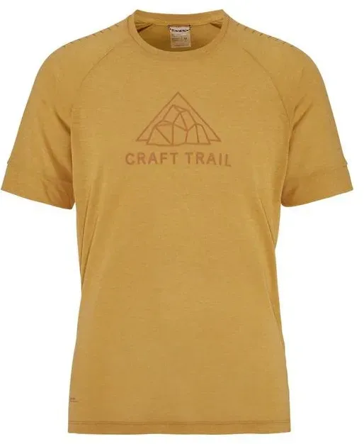 Craft ADV Trail Wool Short Sleeve Tee Men turmeric/melange (518200) M