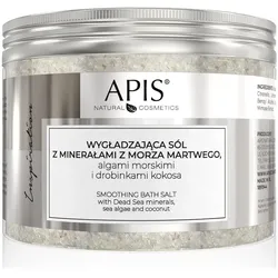 APIS INSPIRATION, Glättendes Badesalz mit Mineralien aus dem Toten Meer, Meeresalgen und Kokosflocken 650 g