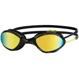 Zoggs Tiger Titanium Schwimmbrille schwarz/gelb Normal