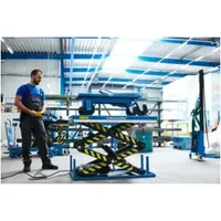 kaiserkraft HanseLifter Hubtisch mit Doppelschere, Tragf.: 1.000 kg, max. Hub: 1.780 mm, Typ: DSHT1t