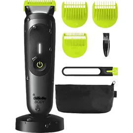 Gillette i7 Body + Intimate Trimmer Schwarz/Grün