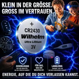 Wilhelm CR2430 270 mAh 2 St.