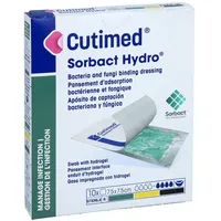 adequapharm GmbH Cutimed Sorbact Hydro Gel Kompressen 7,5x7,5 cm